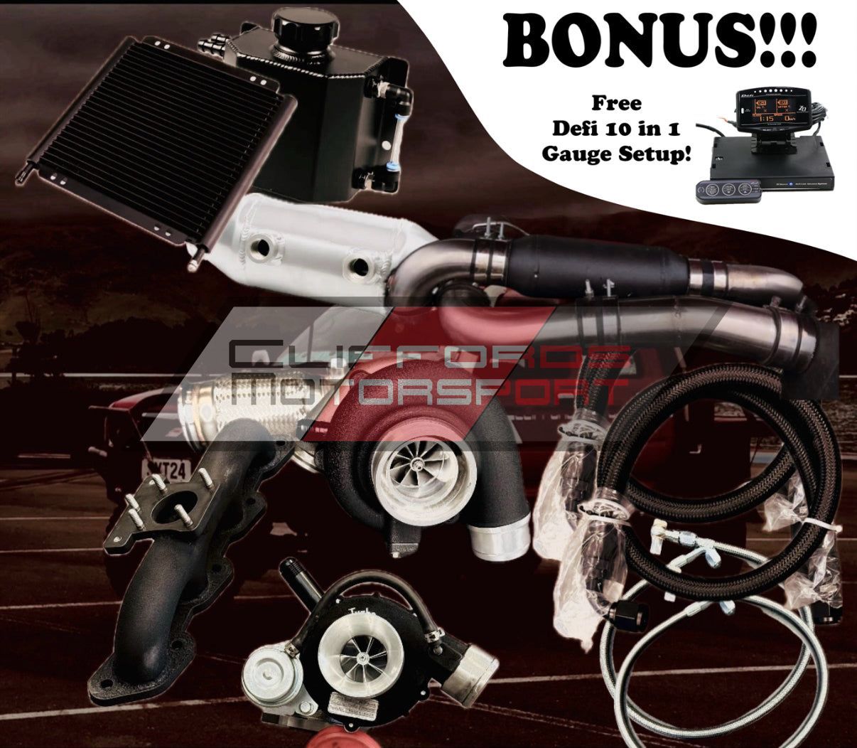 Compound Turbo Kit for Toyota Hilux 2L 3L 5L