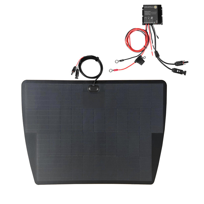 Nissan Pathfinder 3rd Gen (2004-2011) Lensun 100W Hood Flexible Solar Panel-3