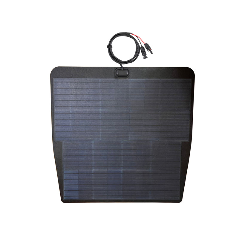 Nissan X-Trail 2nd Gen (2007-2013) Lensun 85W Hood Flexible Solar Panel-2