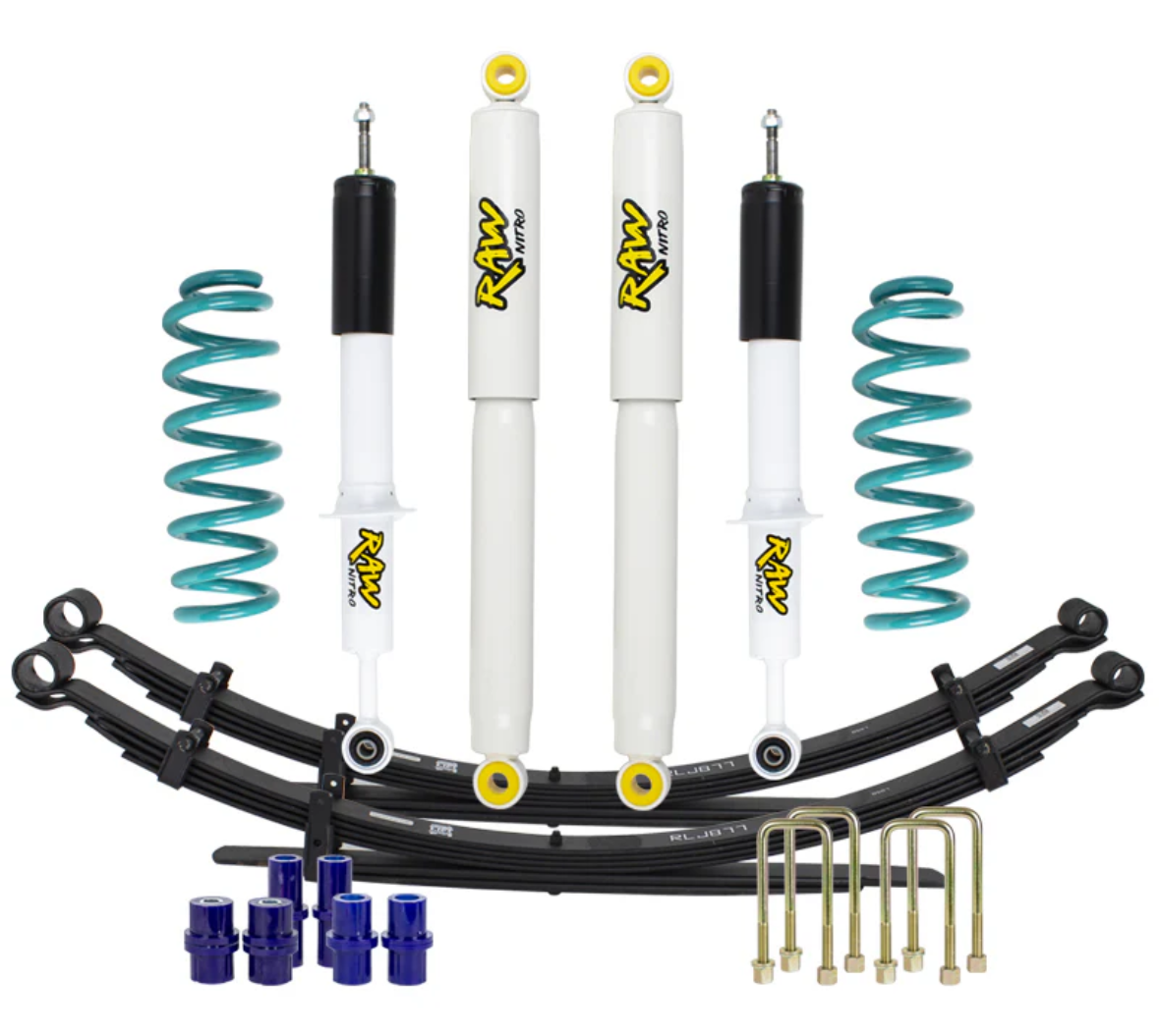 Lift Junkie Raw 4x4/Dobinsons 2” 50mm Suspension Lift Kit - Toyota Hilux N70 KUN26 2005-2015