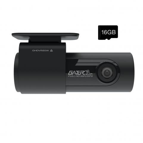 GATOR 1080P FULL HD DASH CAM WIFI GPS - 16GB GHDVR85W