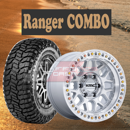 17" Alloys Wheel & Tyre Combo Ford Ranger NEXT-GEN 2022-2024 *Flares Required