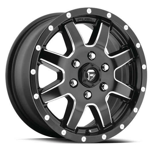 FUEL D538 | MAVERICK | MATTE BLACK MILLED