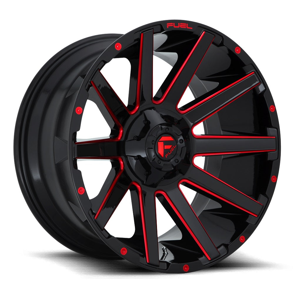 FUEL D643 | CONTRA | BLACK MILLED RED