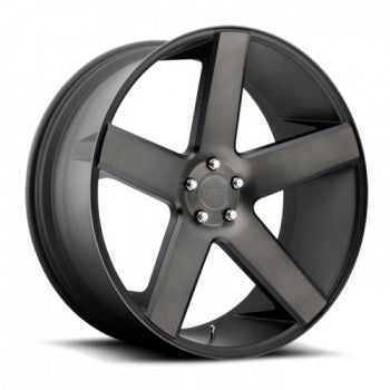 DUB S116 | BALLER | BLACK MACHINED WITH DARK TINT CLEAR