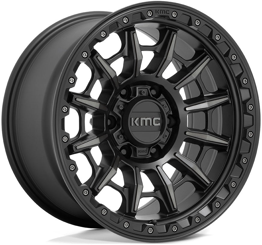 KMC KM547SB | SATIN BLACK GREY TINT