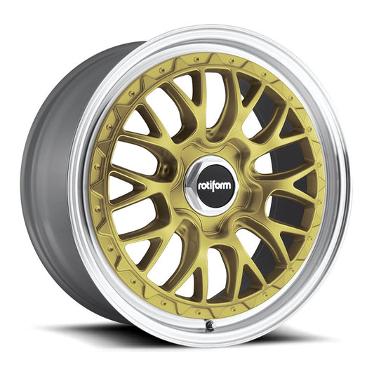 ROTIFORM R156 | LSR | GOLD POLISH LIP | 19x10 5x112 35