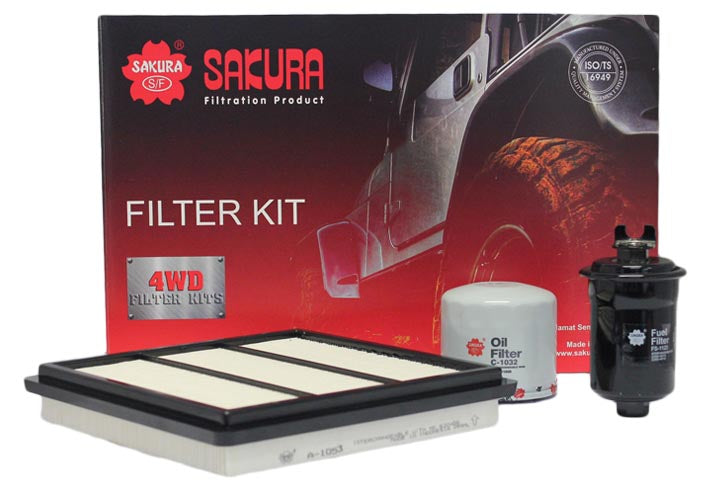 FILTER KIT OIL AIR FUEL MITSUBISHI TRITON MK 6G72