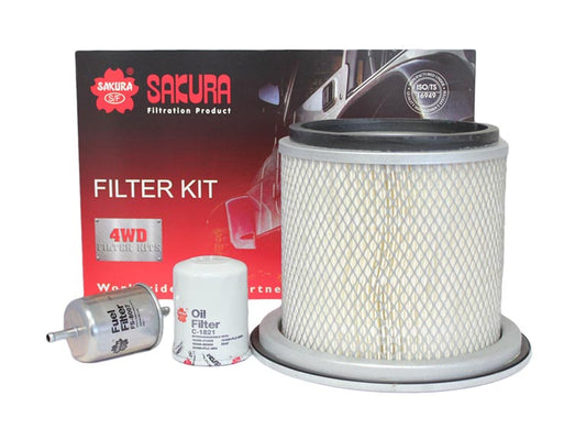 FILTER KIT OIL AIR FUEL NISSAN NISSAN PATROL GU Y61 TB45E