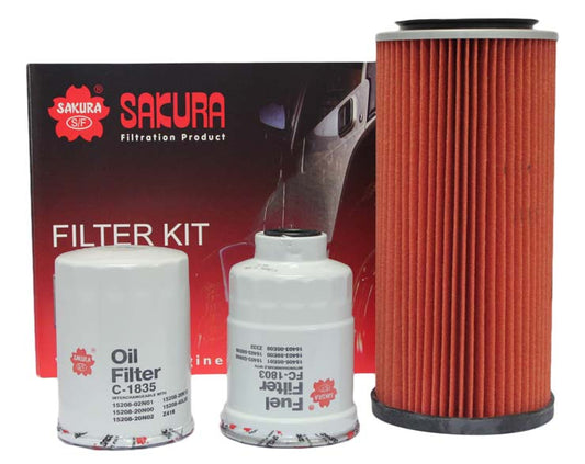 4WD FILTER KIT NISSAN PATROL GU RD28T 1997-2000