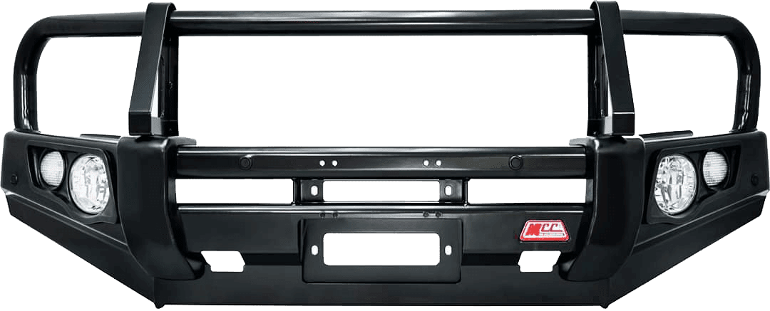 MCC Falcon 707-02 Winch Bar for Nissan Navara D40 2005 - 2010 Thai Built (ridge line on bumper)