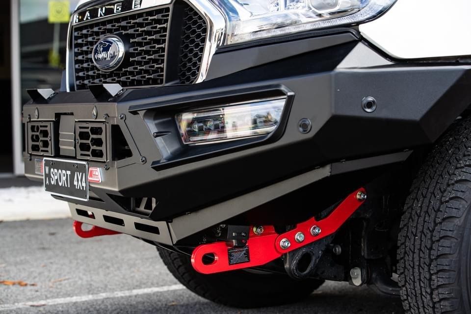 MCC Pegasus 909-01 No Loop Winchbar / Bullbar for Ford Ranger PX3 Wildtrak FX4 Max/Everest UA2 2019-2022