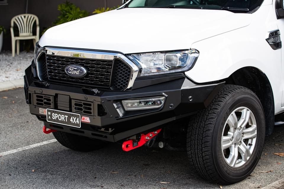 MCC Pegasus 909-01 No Loop Winchbar / Bullbar for Ford Ranger PX3 Wildtrak FX4 Max/Everest UA2 2019-2022