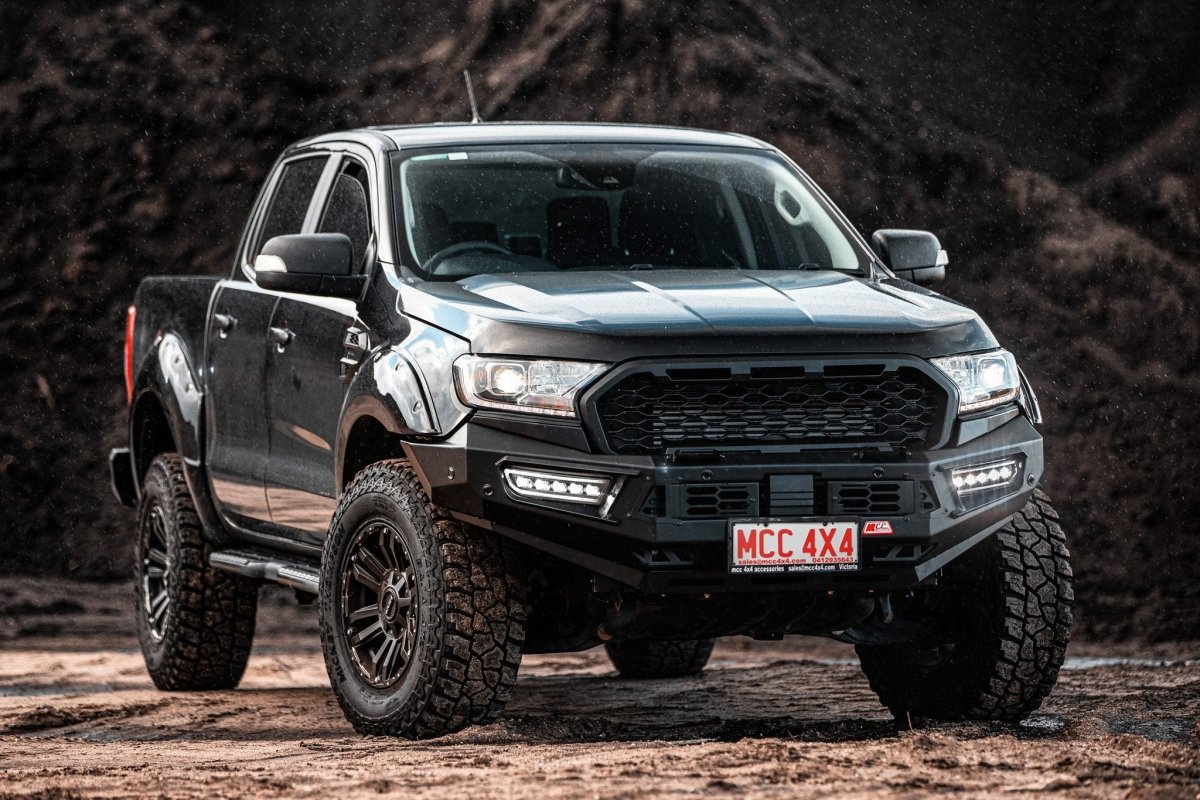 MCC Pegasus 909-01 No Loop Winchbar / Bullbar for Ford Ranger PX3 Wildtrak FX4 Max/Everest UA2 2019-2022