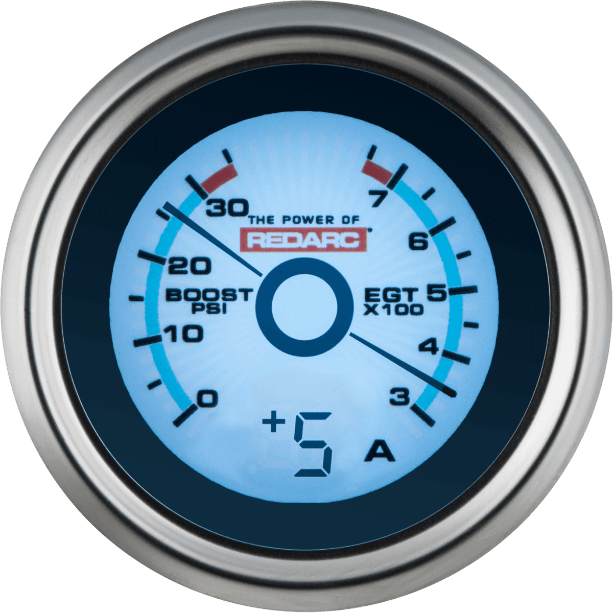 REDARC EGT & Boost / Pressure Gauge with Optional Current Display