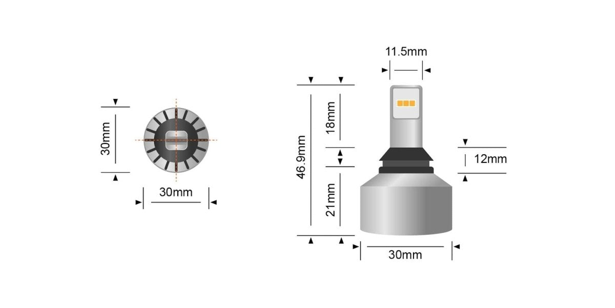 STEDI 1000 Lumen T10 / T15 Reverse LED Upgrade