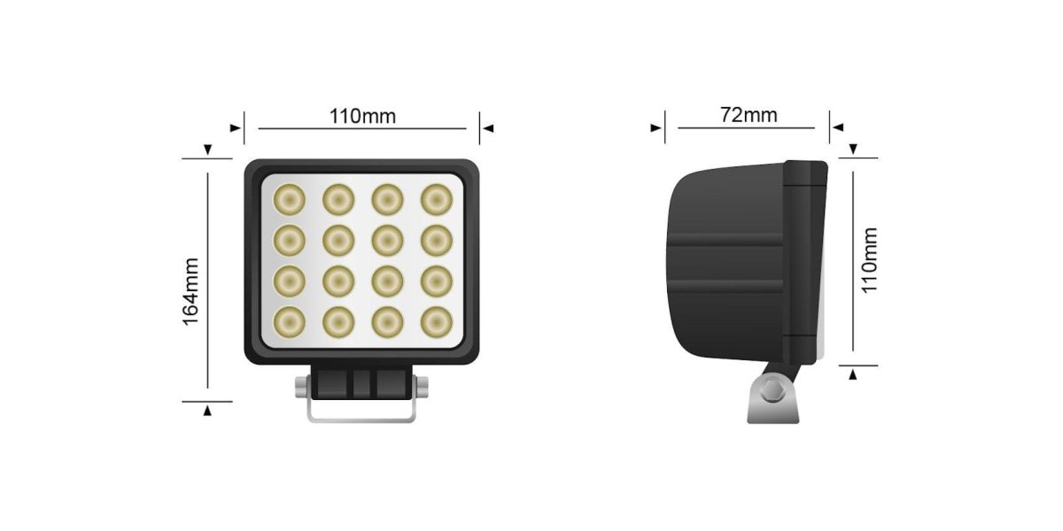 STEDI 48 Watt Square LED Camp Light