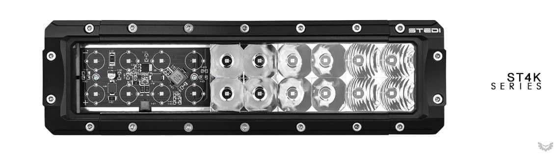 STEDI 8 Inch ST4K 12 LED Double Row Light Bar