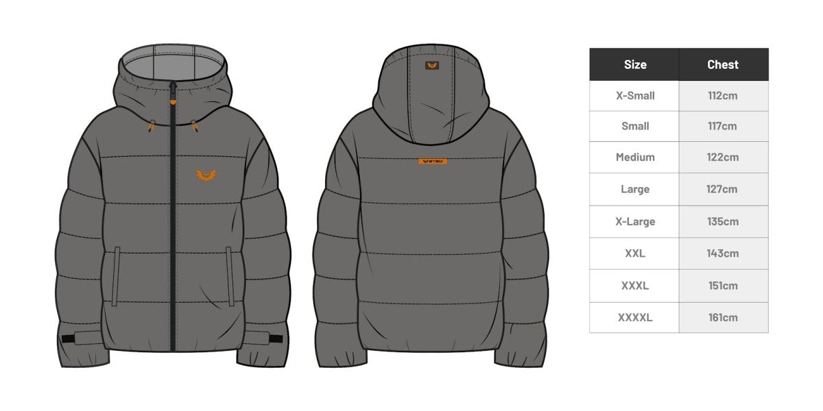 STEDI Grey Puffer Jacket