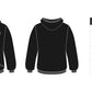 STEDI Hoodie Sleeve Jumper | Black