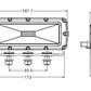 STEDI Hyper LED Flood Lights 8 Inch 60W