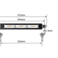 STEDI Micro V2 13.9 Inch 24 LED Flood Light (Amber)