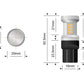 STEDI T20 (7440, 7443) Wedge LED Bulbs (Pair)