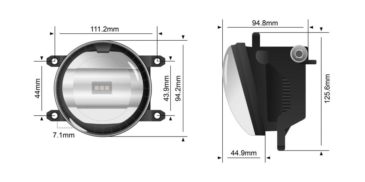 STEDI Universal Type B LED Fog Light Conversion Kit