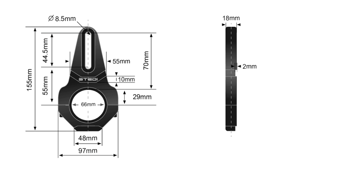 STEDI Vice Bull Bar Tube Clamps (Large Size)