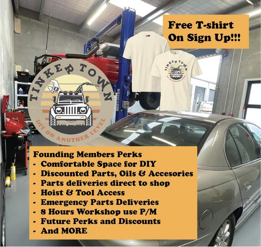 TINKER TOWN DIY WORKSHOP CLUB - Founders Monthly Membership