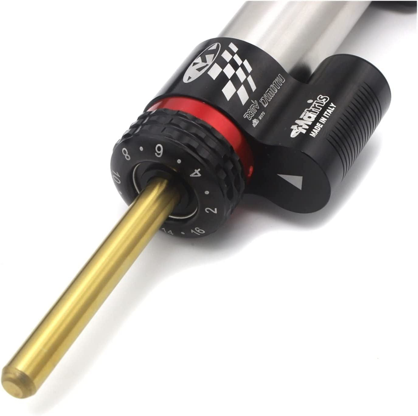 345Mm 255Mm Universal Motorcycle Adjustable Steering Damper Stabilizer Compatible with Yamaha MT10 MT-07 MT09 ZX6R YZF R6 CBR650R CB1000R (Color : 255Mm Aluminum Alloy)