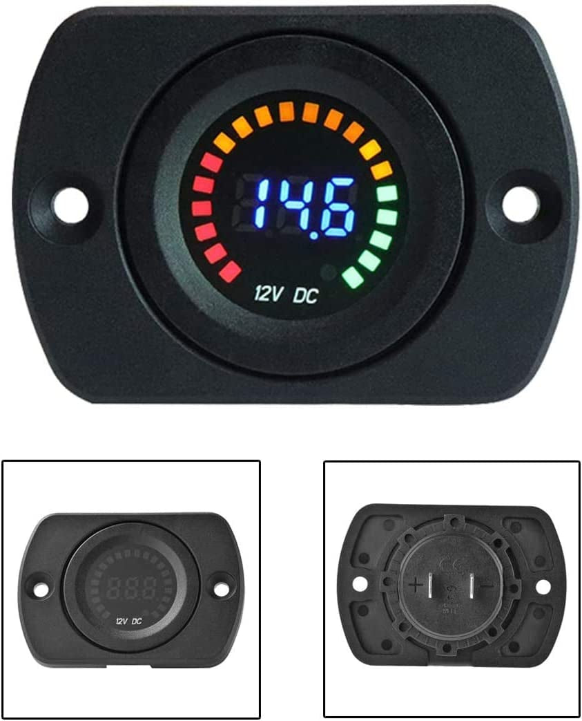 12V LED Panel Digital Voltage Meter Display (Voltmeter)