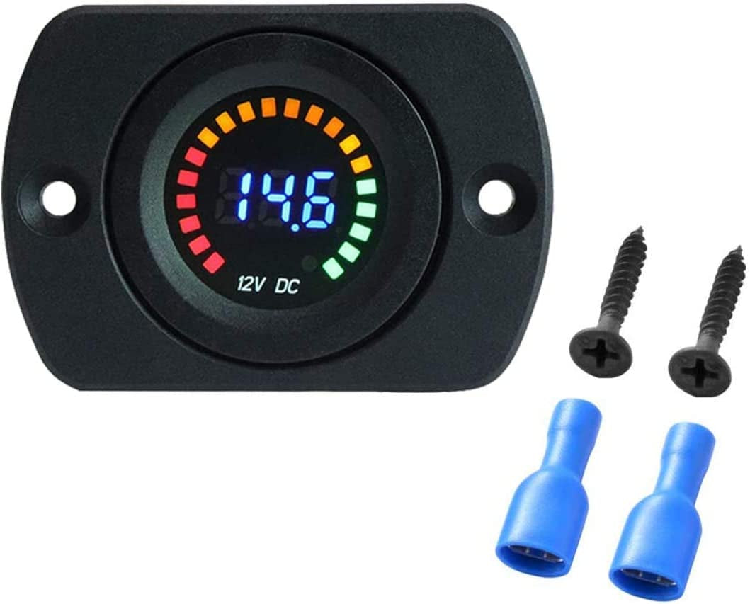 12V LED Panel Digital Voltage Meter Display (Voltmeter)