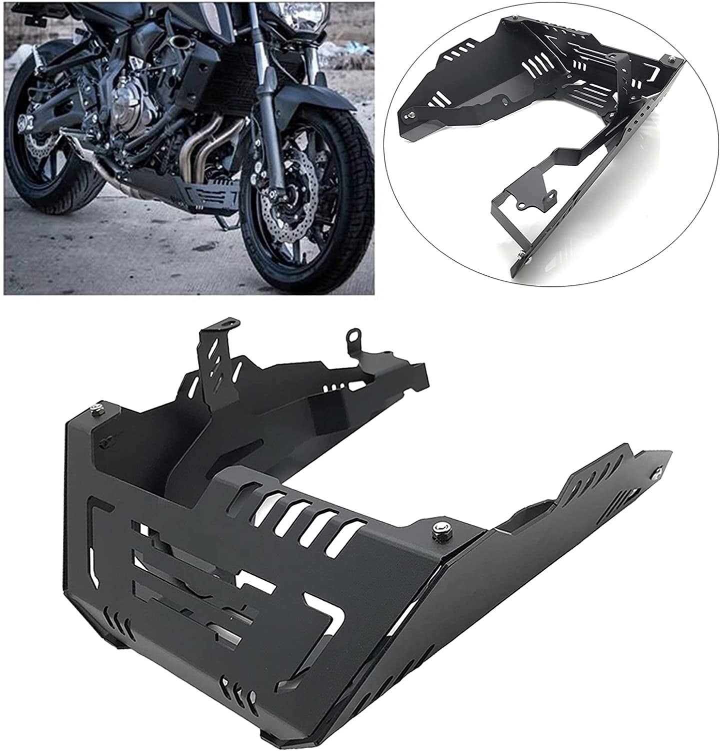 Skid Plate Engine Bottom Protector Guard Cover Fit for Yamaha MT-07 MT07 2014-2020 XSR700 2018-2020